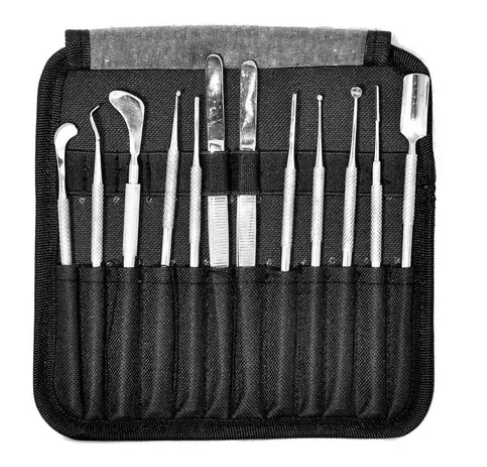 Kit Manicuria/Pedicuria, 12 piezas. Probasic